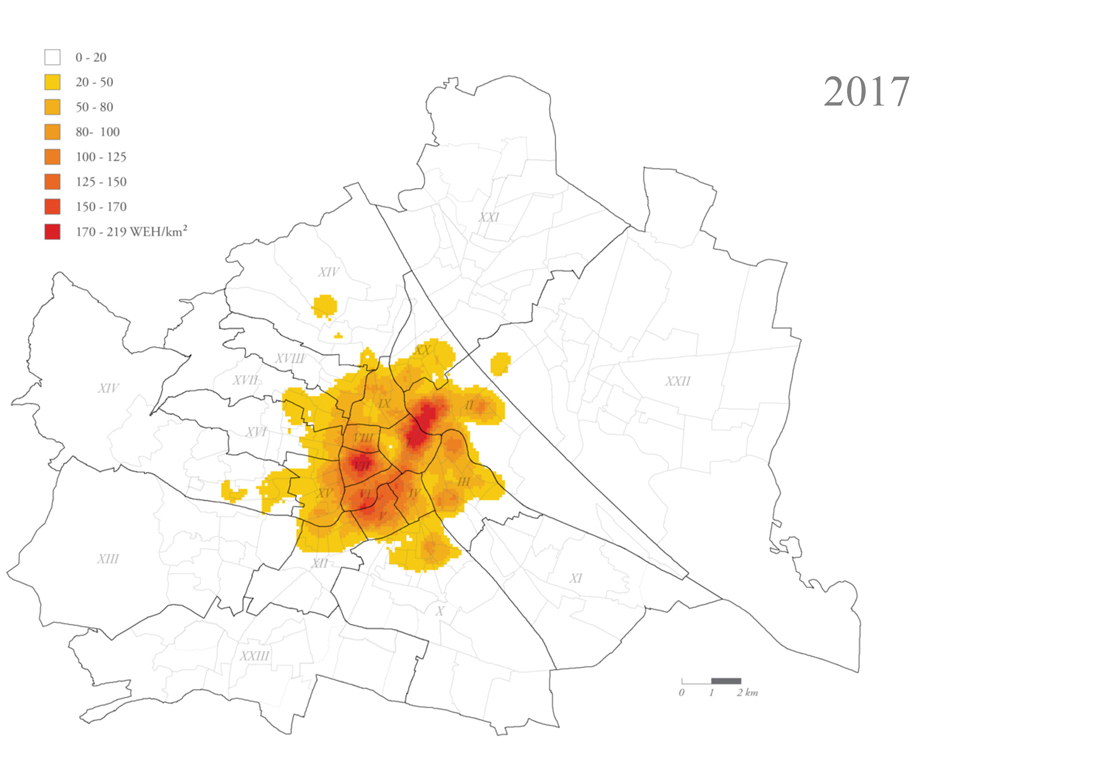 Airbnb und dessen räumliche Auswirkungen auf den Wiener Wohnungsmarkt